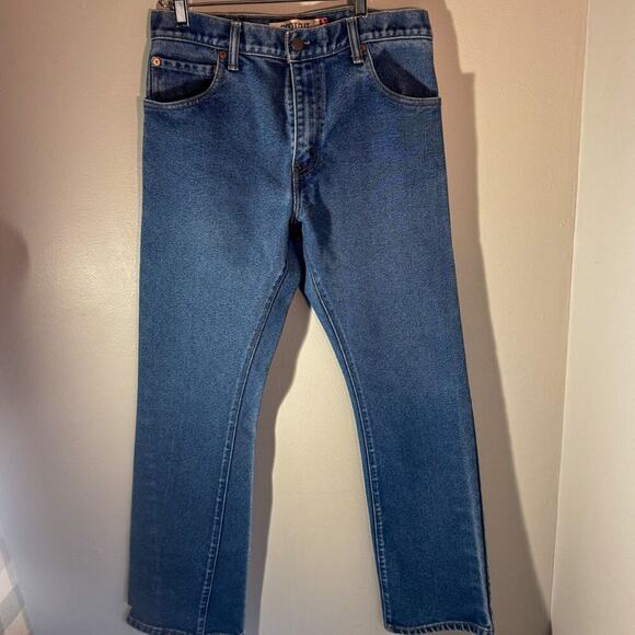 Vintage Y2K Levi's 517 Boot Cut Jeans Light Wash - Picture 4 of 5